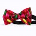 Papion personalizat, crini, flori rosii,